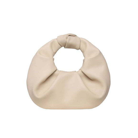 Ruched Pu Leather Evening Clutch Purse Trendy Small Hobo Handbag :> - Picture 1 of 6